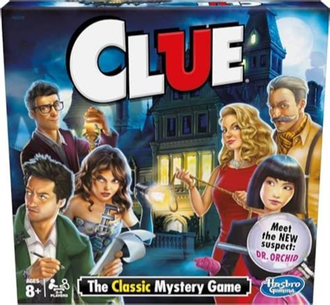 Cluedo meaning: Board game of mystery solving .